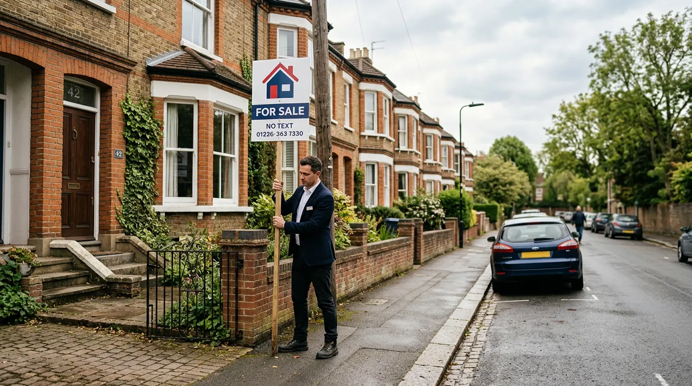 Estate Agency Franchises for sale in the UK — editorial photo of a UK estate agency business