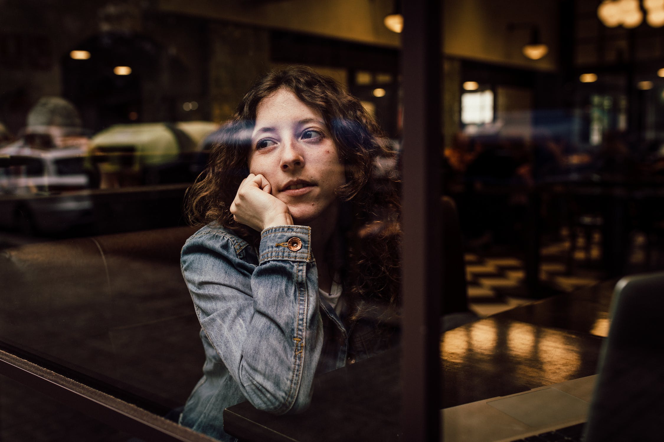 Woman Thinking Window